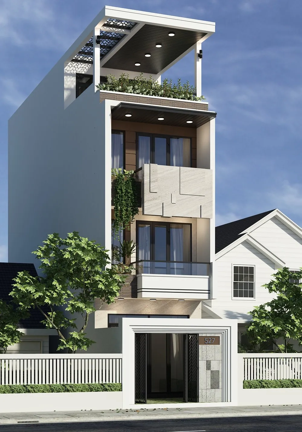 Tham khảo mẫu nhà phố nhỏ đẹp hiện đại