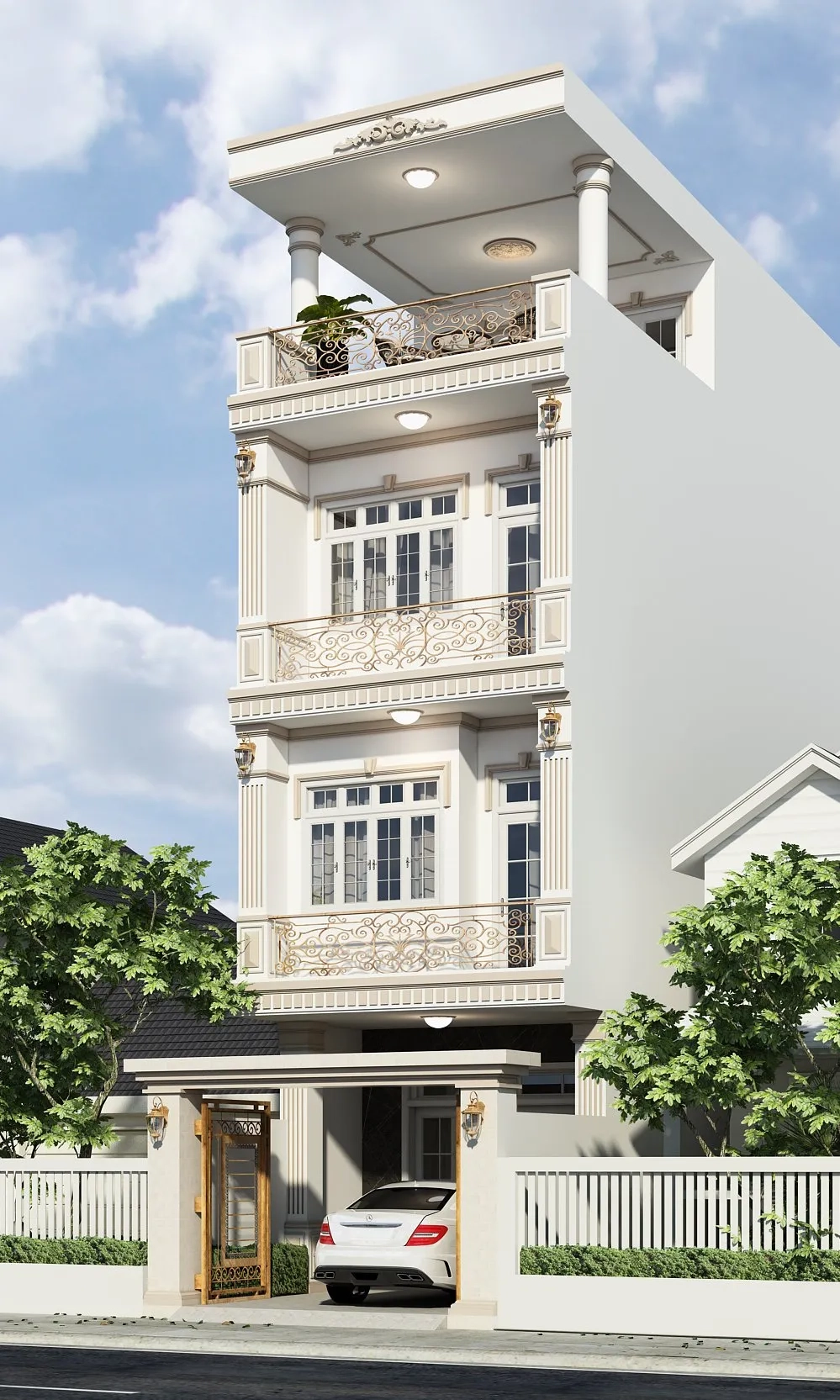 Xem ngay mẫu nhà phố đẹp rẻ tiện nghi