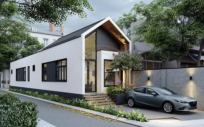 Tham khảo hiện đại mẫu nhà cấp 4 đẹp hiện đại