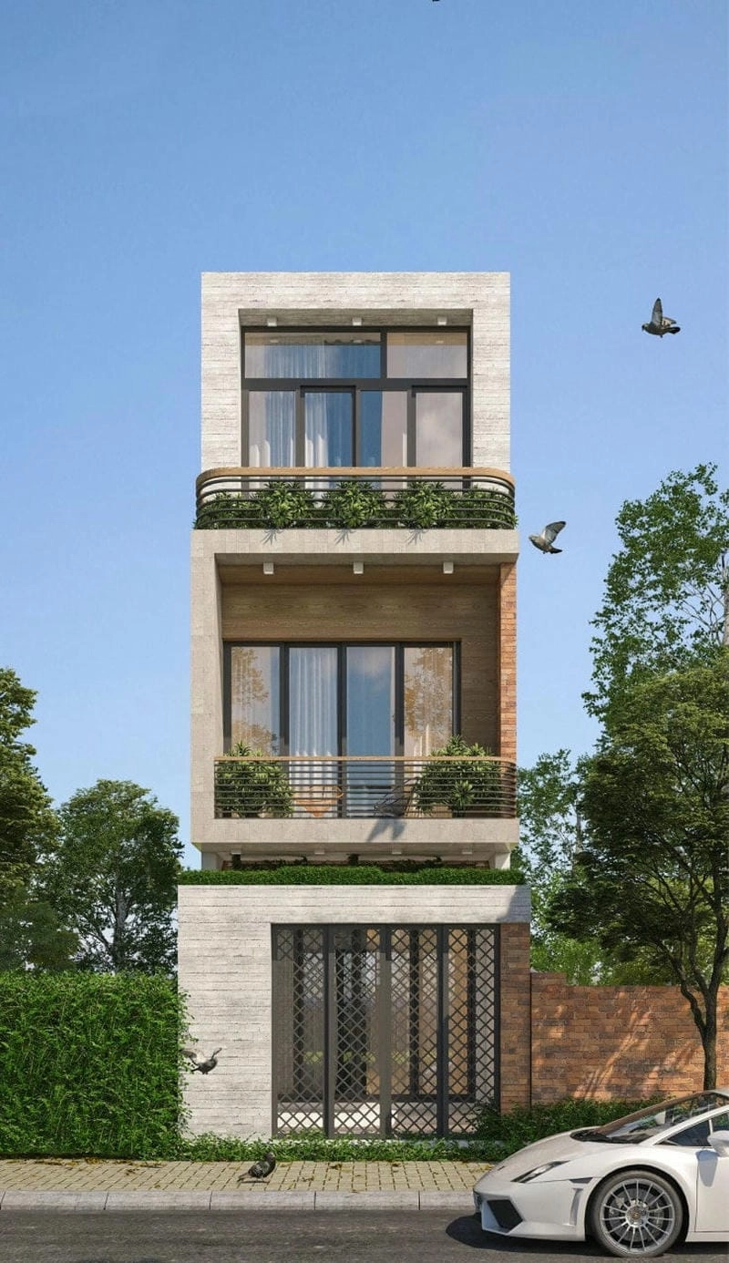 sơn mặt tiền nhà màu gì chọn cho những mẫu sơn nhà ống đẹp