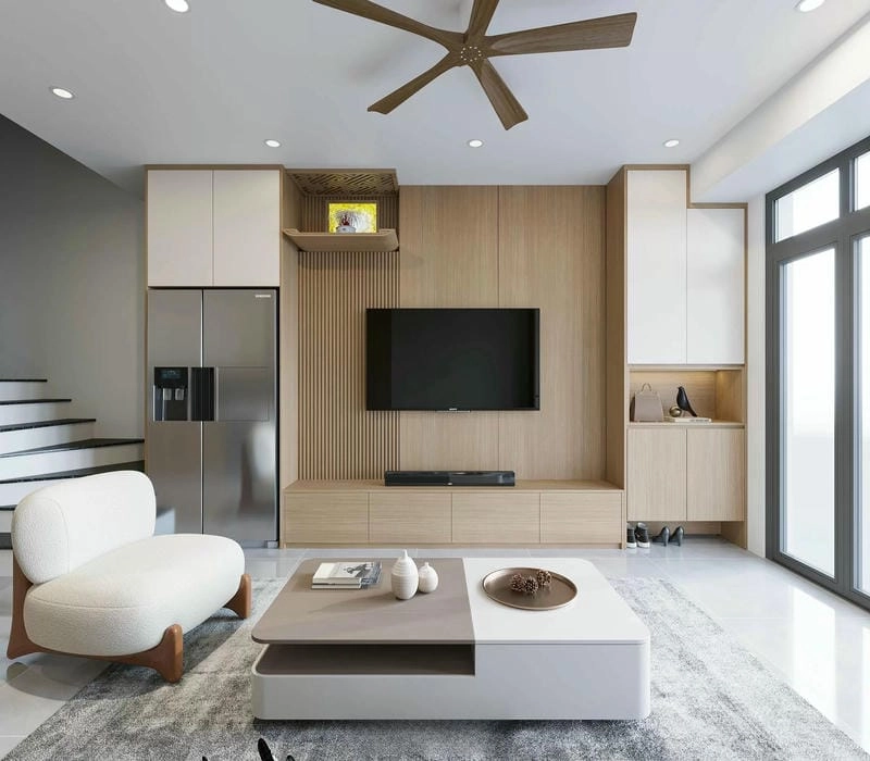 mẫu nhà phòng khách đẹp lựa chọn sang trọng hiện đại