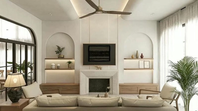 mẫu phòng khách nhà biệt thự sang trọng đẳng cấp ấn tượng