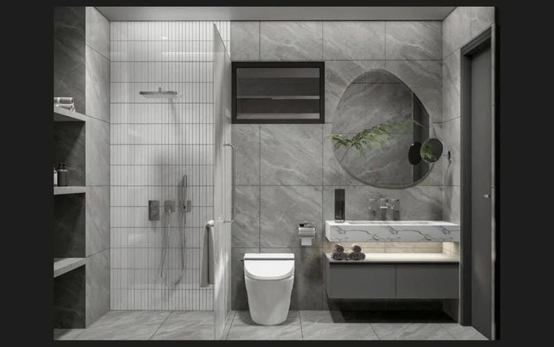 vách kính nhà tắm giá rẻ vẫn đảm bảo độ bền và thẩm mỹ