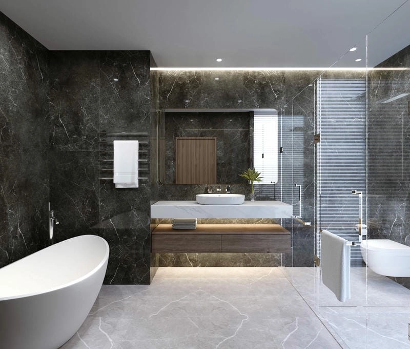 mẫu gương nhà tắm đẹp lựa chọn hiện đại