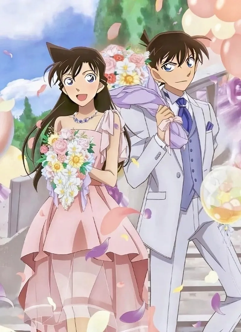 Cặp đôi Kudo Shinichi Ran Mori khiến fan cảm động