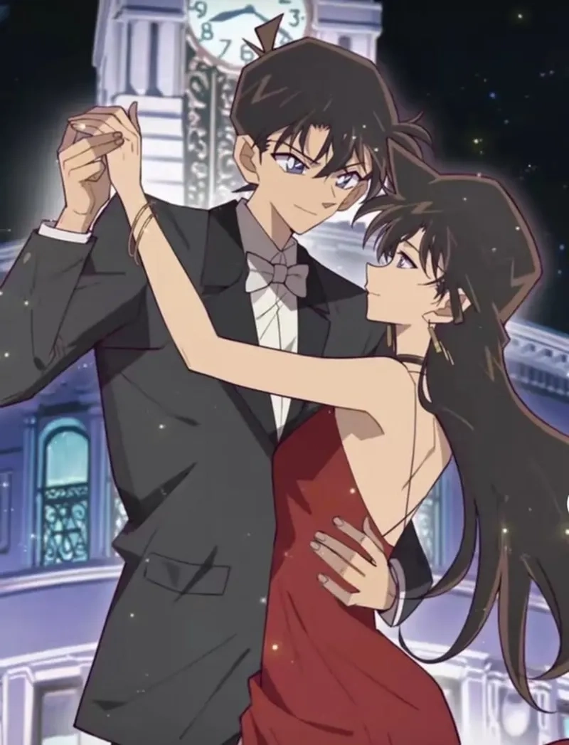 Top cảnh Ran Mori va Kudo Shinichi xúc động