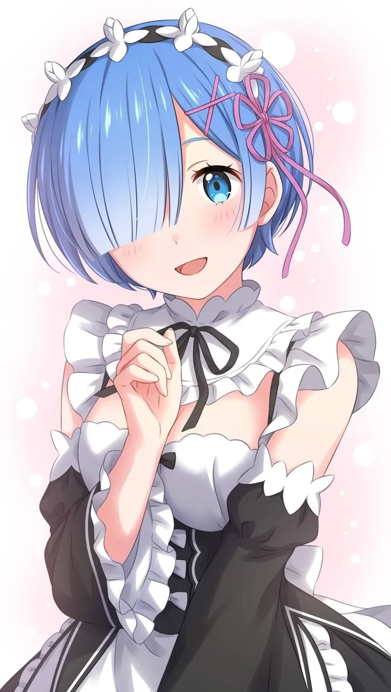 Rem anime cute khiến người xem không thể rời mắt vì quá dễ thương
