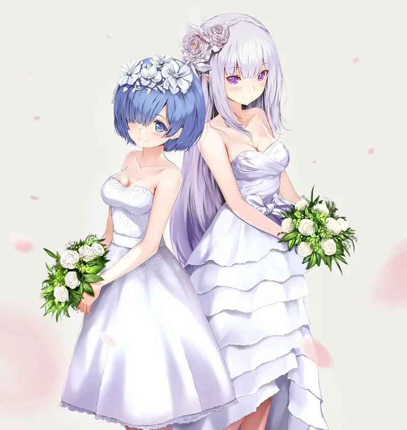 Rem và Emilia là hai hình mẫu lý tưởng với lượng fan lớn