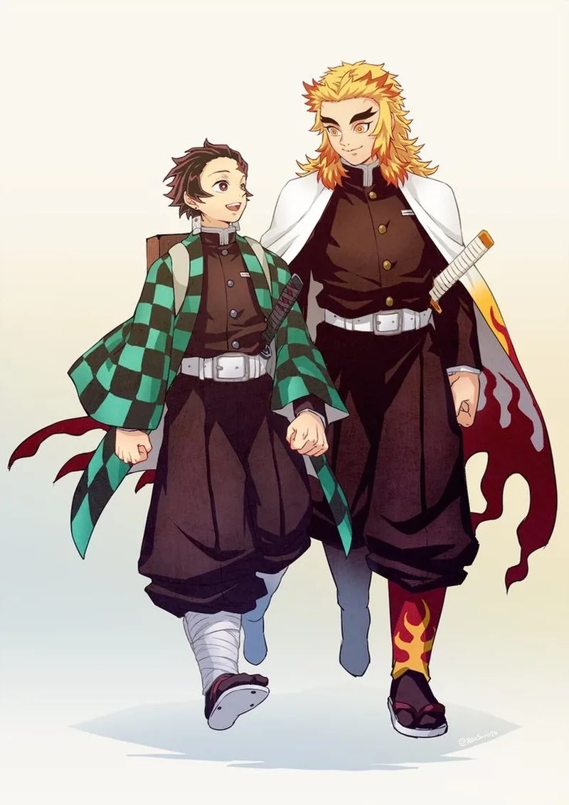 Cặp đôi Tanjiro x Rengoku được viết lại qua nhiều fanfic nổi tiếng