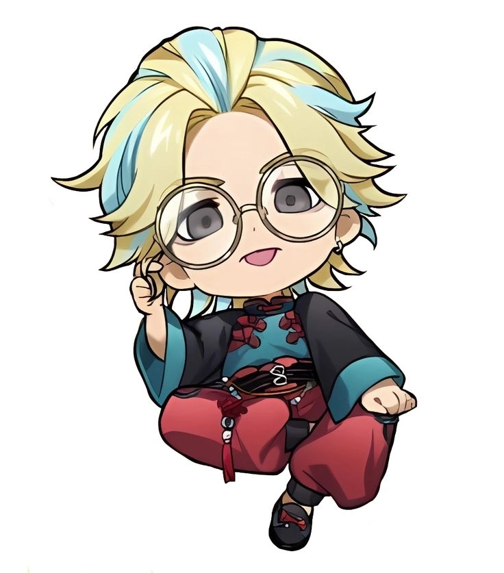 Haitani Rindou chibi phiên bản hoạt hình cực cute