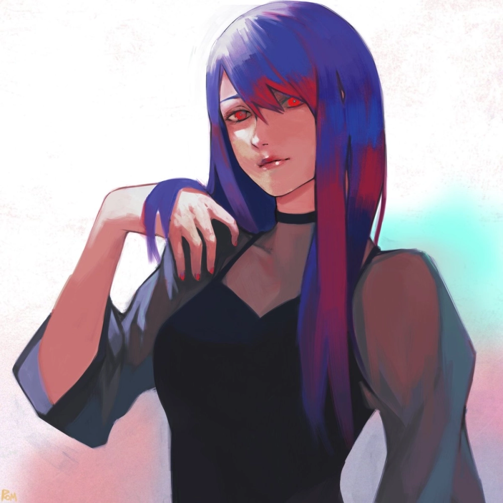 Rize Kamishiro art phản ánh vẻ đẹp nguy hiểm và đầy quyền lực