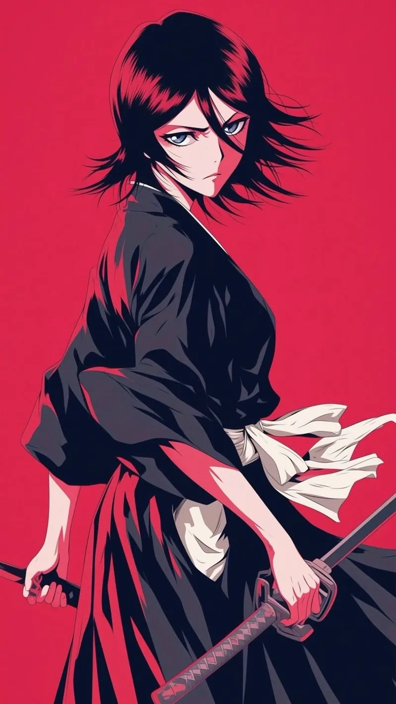 Ảnh Rukia Bankai wallpaper 4k đẹp mãn nhãn cho fan tải về