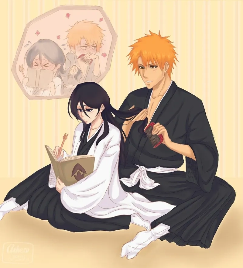 Cặp đôi Bleach Ichigo x Rukia luôn được fan đẩy thuyền