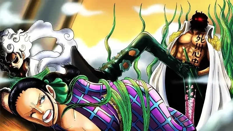 Trận nội chiến giả tưởng Ryokugyu vs Fujitora gây chú ý