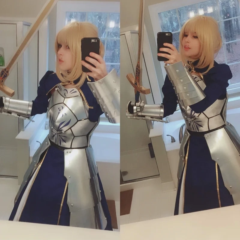 Cosplay Saber Fate Stay Night là lựa chọn phổ biến trong giới cosplayer