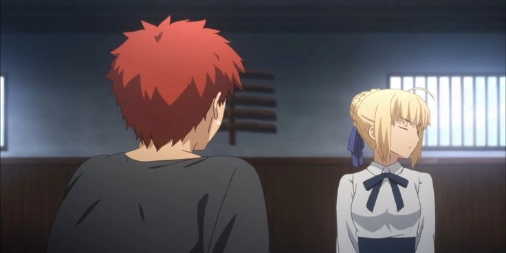 Shirou and Saber có nhiều khoảnh khắc cảm động trong anime