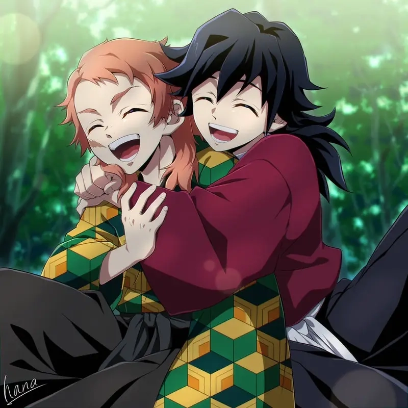 Demon Sabito x Giyuu được fan khai thác qua các tình tiết cảm động