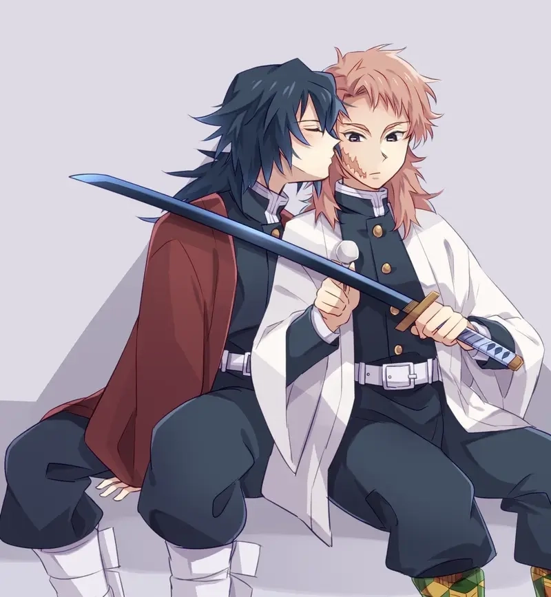 KNY Sabito x Giyuu là fanpair được yêu thích trong cộng đồng người hâm mộ