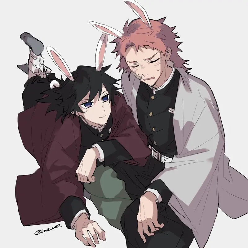 Sabito x Giyuu cute trong những khoảnh khắc hồi tưởng đầy xúc động