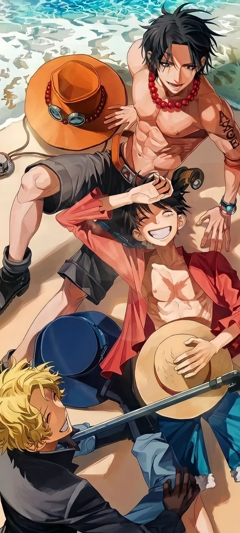 Sum họp đầy cảm xúc của Luffy và Sabo và Ace