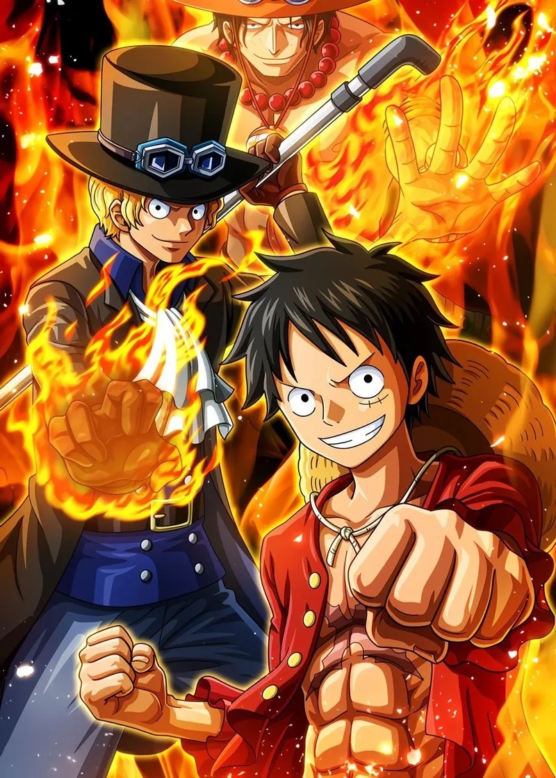 Mô hình Figuarts Zero Luffy Ace Sabo cực đẹp