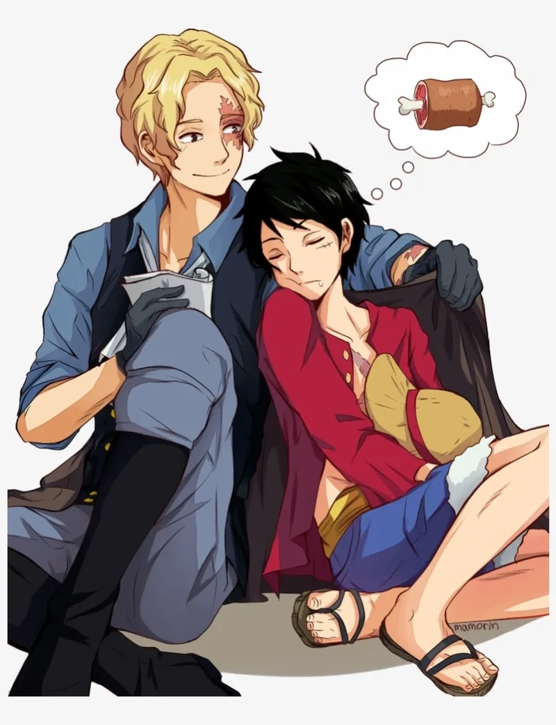 Những phân cảnh đẹp giữa One Piece Luffy Sabo