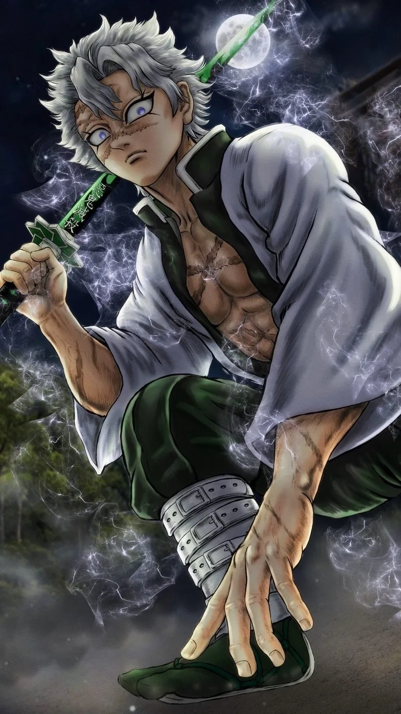 Những khoảnh khắc đẹp của Sanemi Anime trong Kimetsu no Yaiba