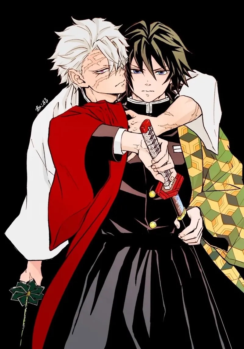 Mối quan hệ giữa Sanemi and Kanae được khai thác trong manga