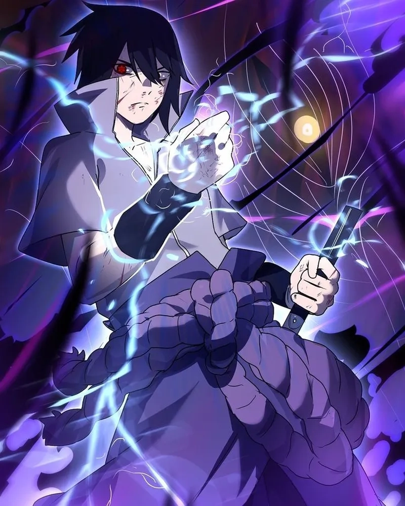 Sasuke Uchiha Sharingan đỉnh cao sức mạnh thị giác