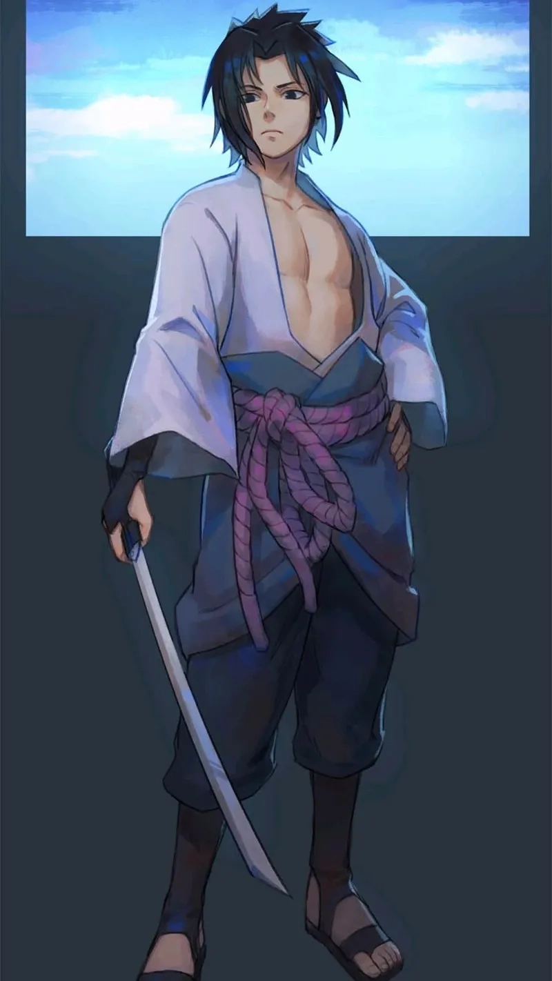 Fanart uchiha sasuko phiên bản nữ đẹp mê ly