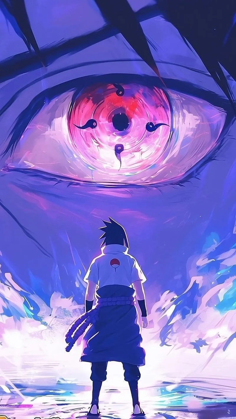 Sasuke lúc lớn toát lên vẻ từng trải và bản lĩnh