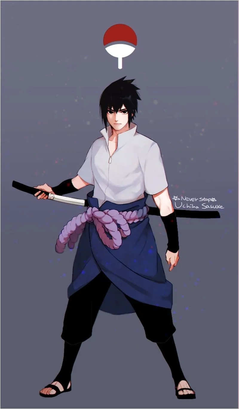 Khoảnh khắc anime sasuke trong trận chiến căng thẳng