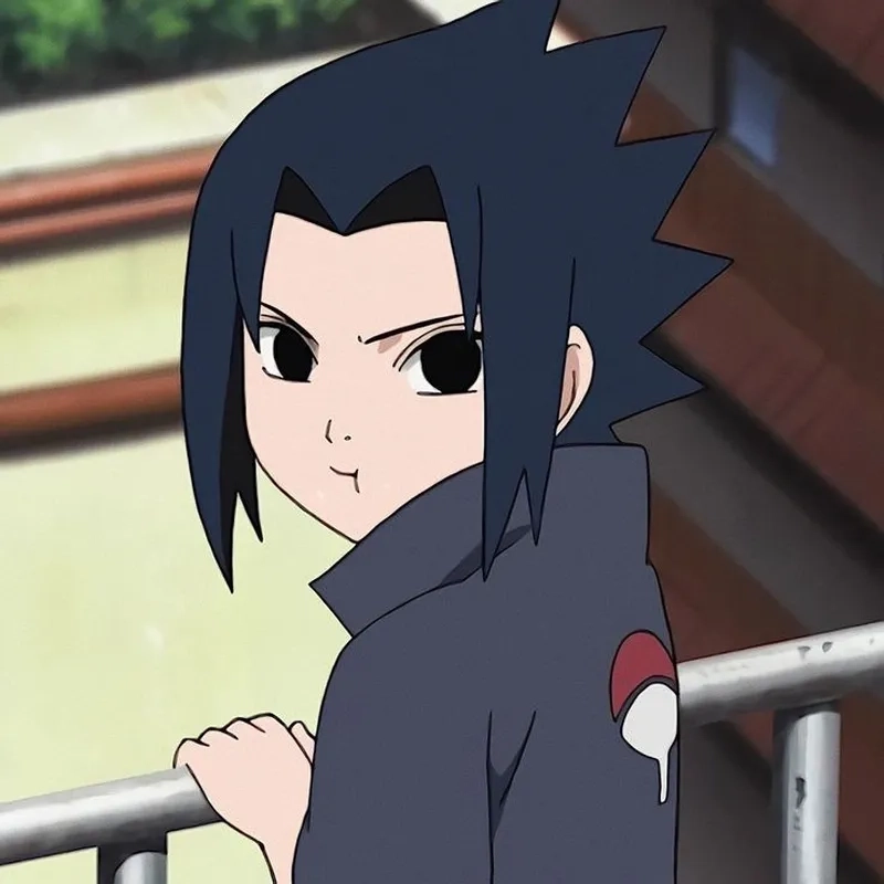 Sasuke hồi bé với ánh mắt trong veo và đầy ước mơ