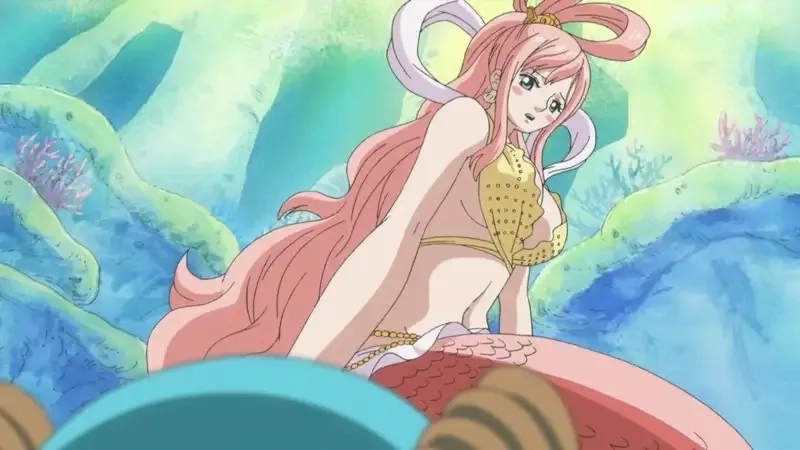 Tình bạn Luffy and Shirahoshi là điểm sáng của arc đảo Người Cá