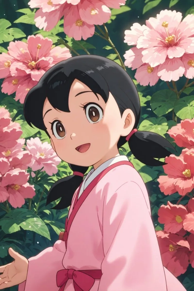 Hình ảnh ngọt ngào và dễ thương của Shizuka