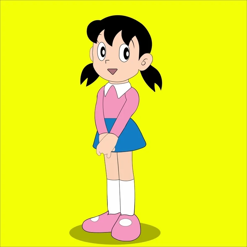 Thần thái nổi bật không thể rời mắt từ hình Shizuka ngầu