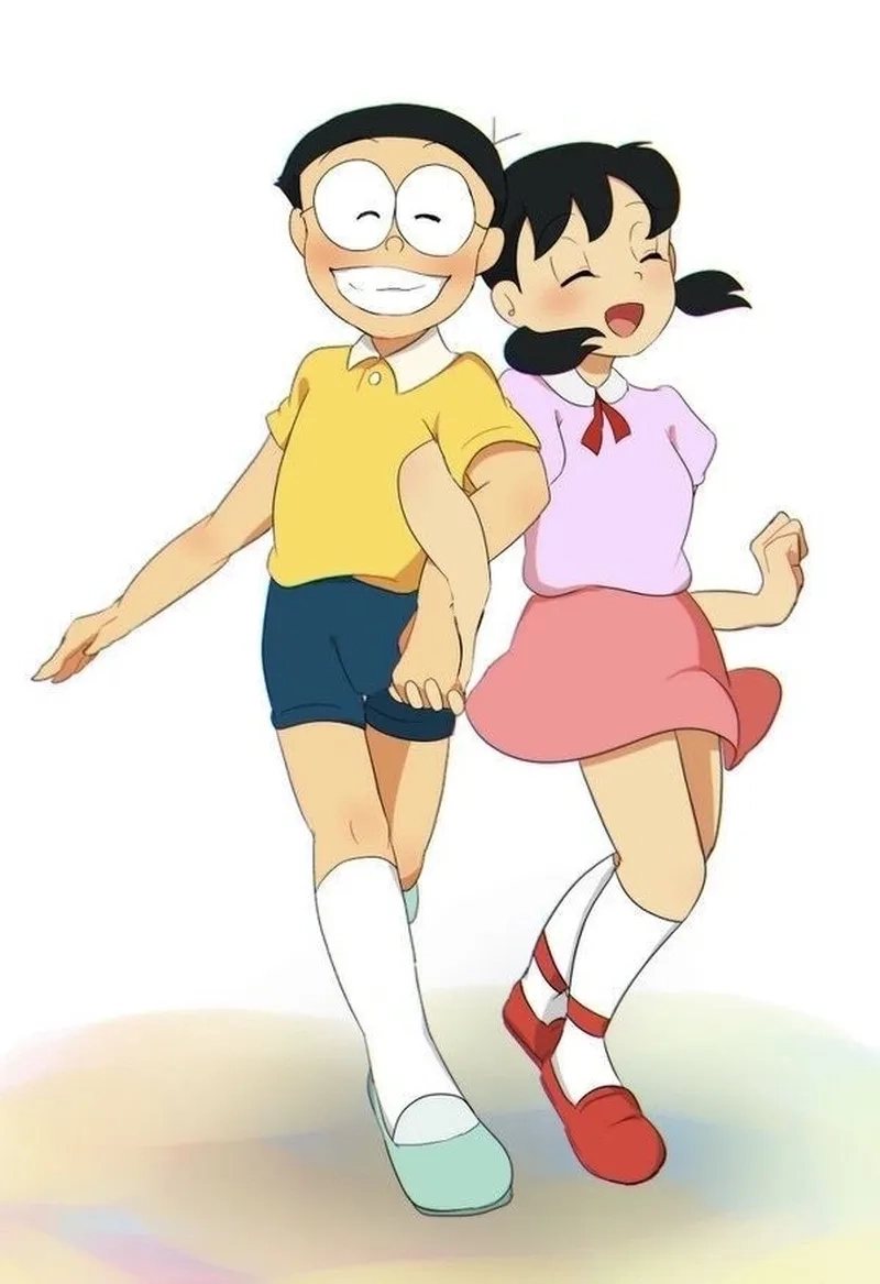Cặp đôi gắn bó và đáng yêu nhất chính là Nobita và Shizuka
