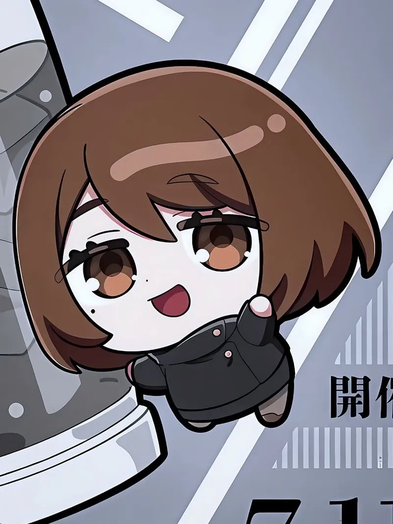 Shoko Ieiri chibi được fan vẽ theo phong cách siêu dễ thương