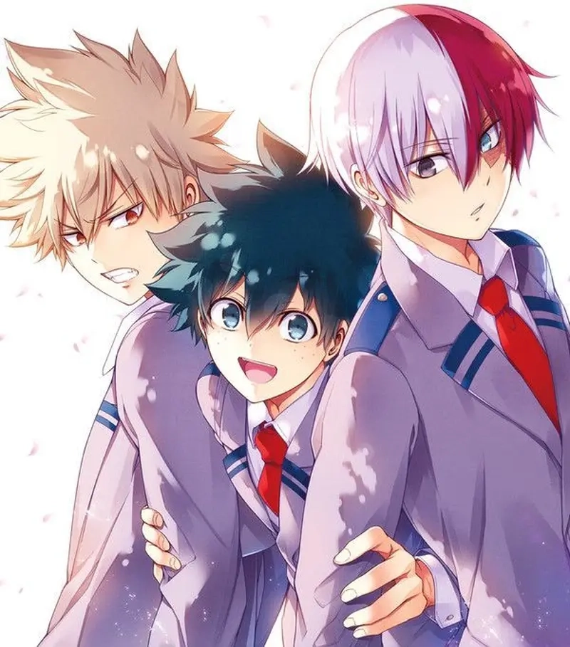 Shoto Deku Bakugo tương tác thú vị trong các câu chuyện fan
