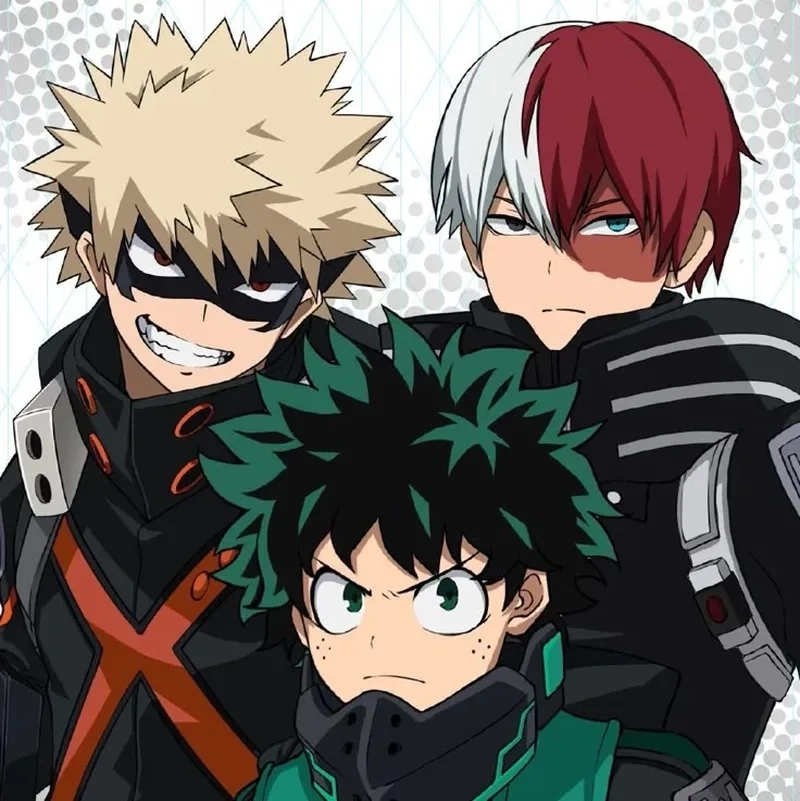 Deku x Shoto x Bakugou bộ ba nổi tiếng trong My Hero Academia