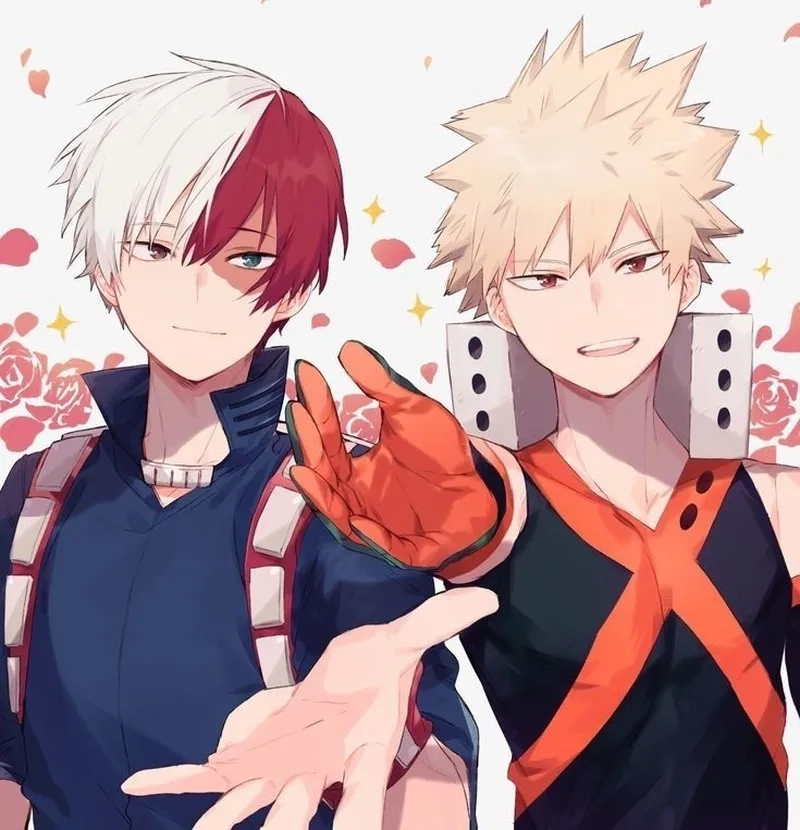 Shoto x Bakugo được fan sáng tạo trong nhiều tác phẩm