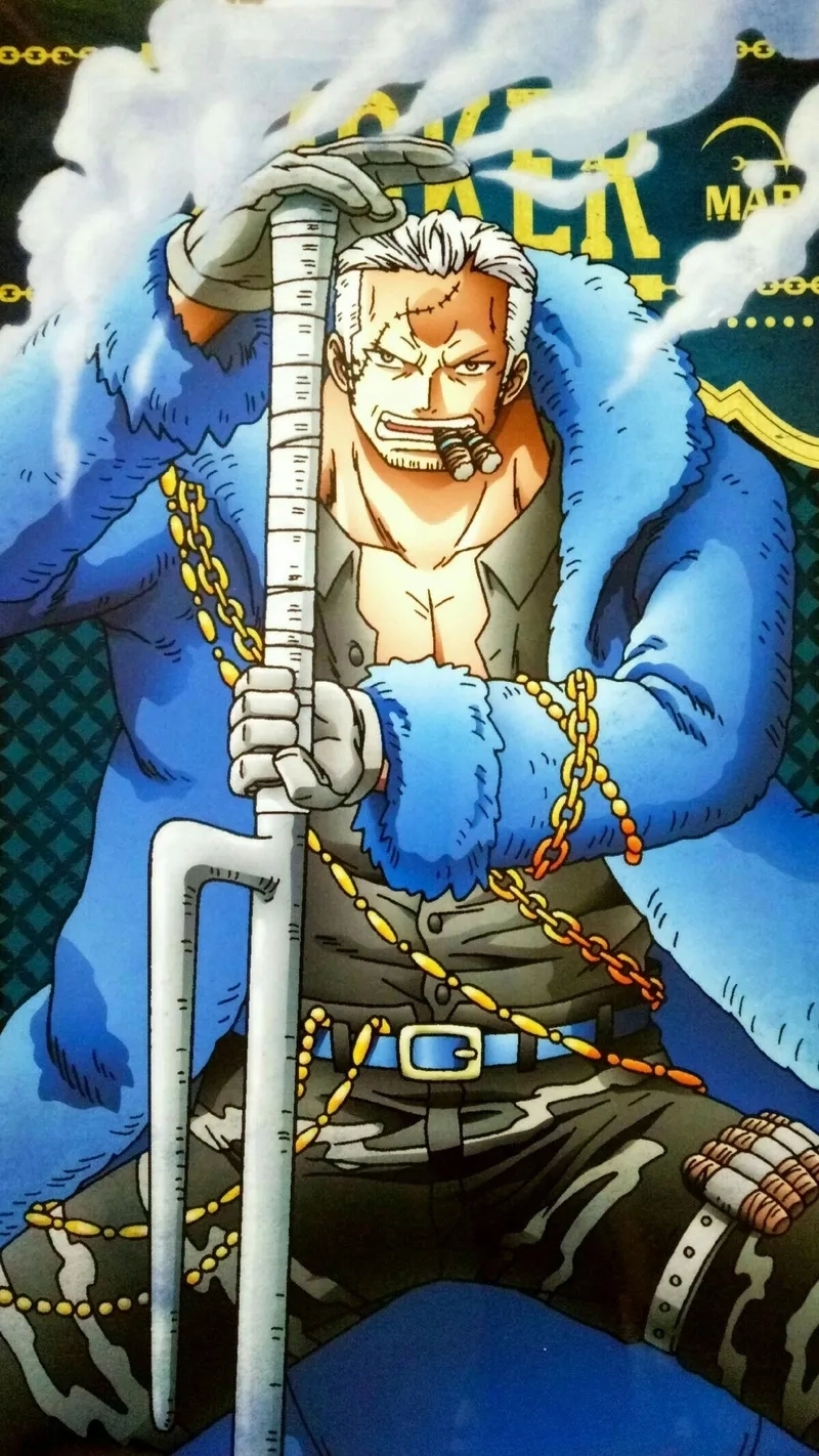 One Piece Smoker là Phó Đô Đốc với năng lực khói đáng gờm