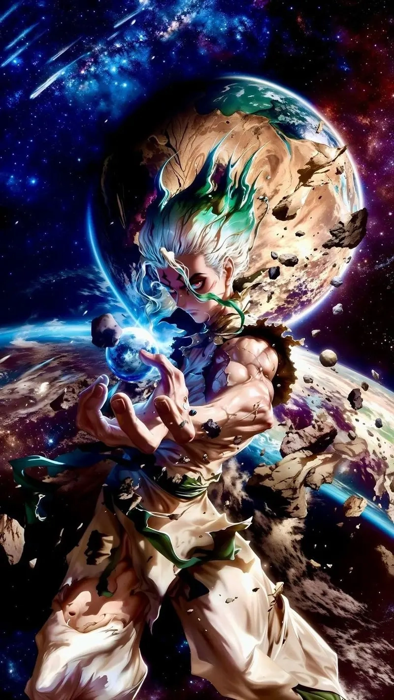 Từng khung hình Senku anime đều thể hiện trí tuệ vượt trội