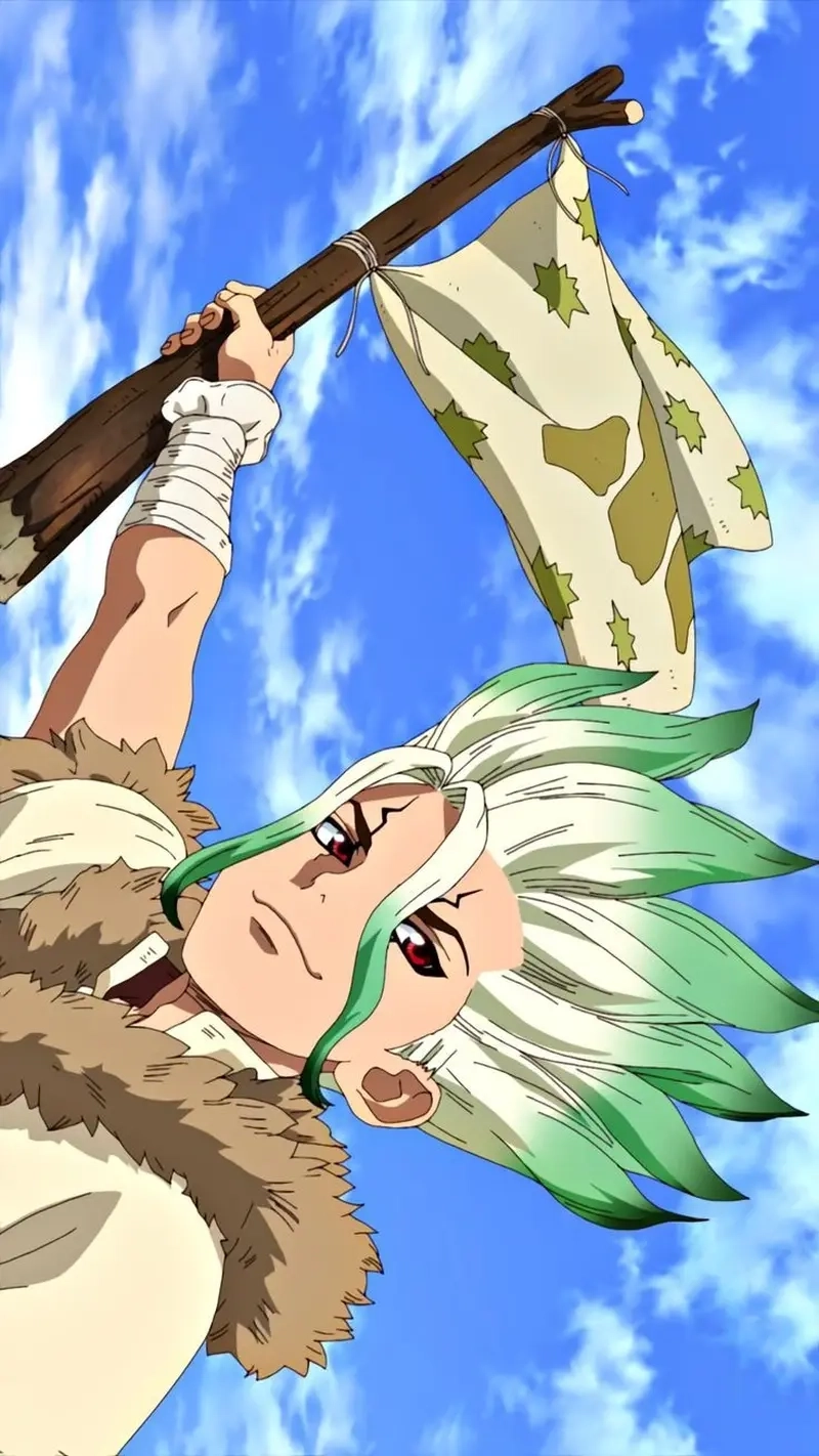 Hiếm thấy khoảnh khắc Senku hair down cực dịu dàng