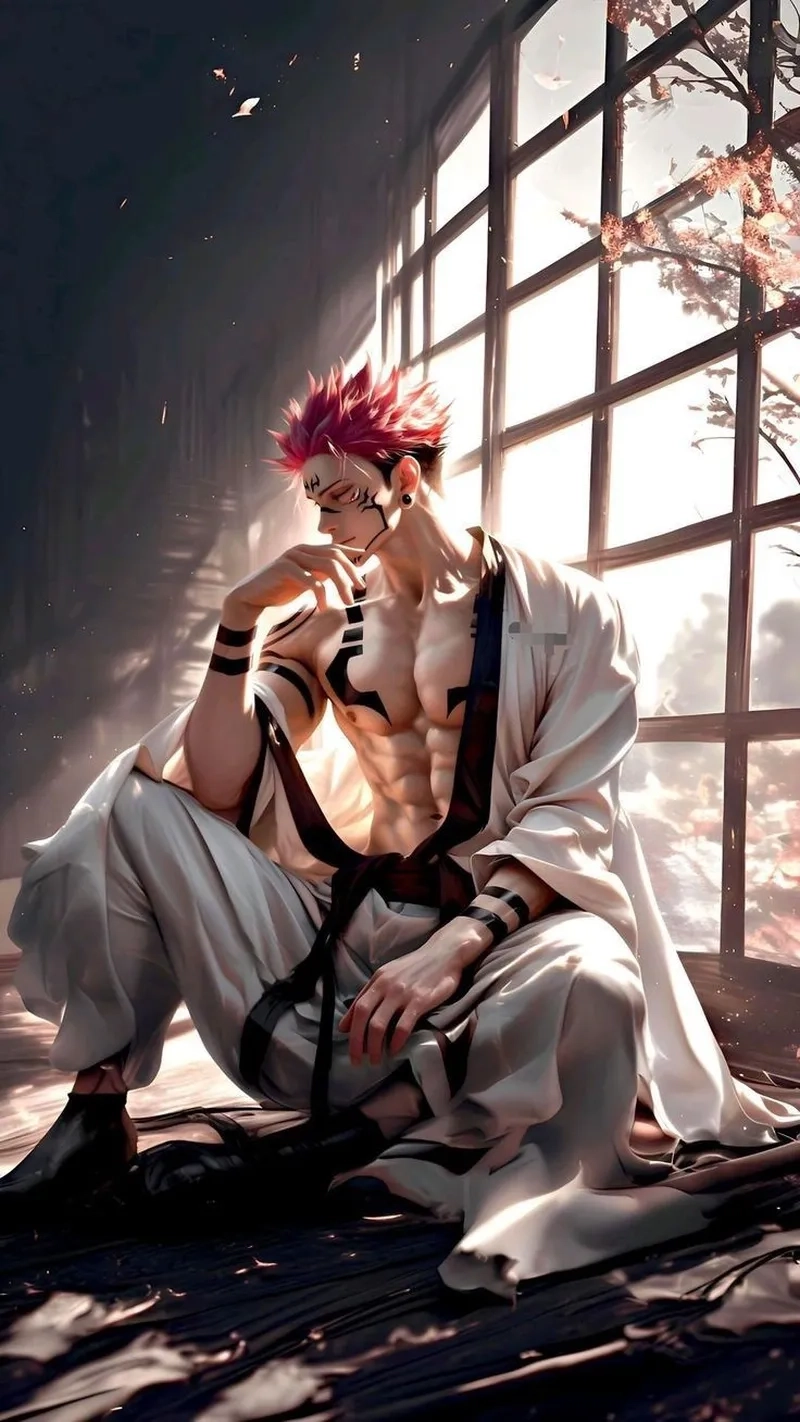 Sukuna drawing easy dành cho người mới học vẽ nhân vật