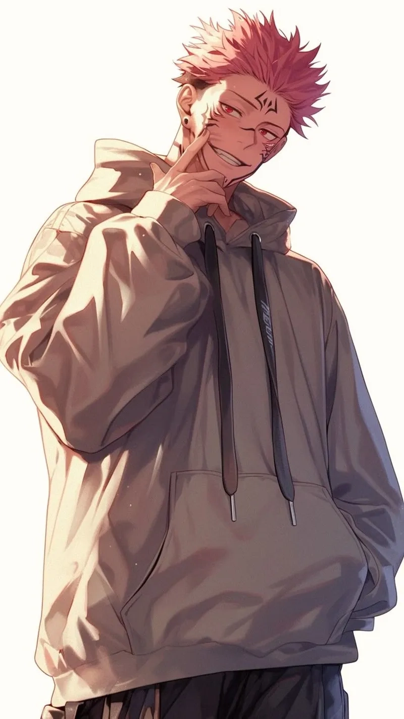 Hình ảnh Sukuna chibi png siêu cute với nét vẽ đáng yêu