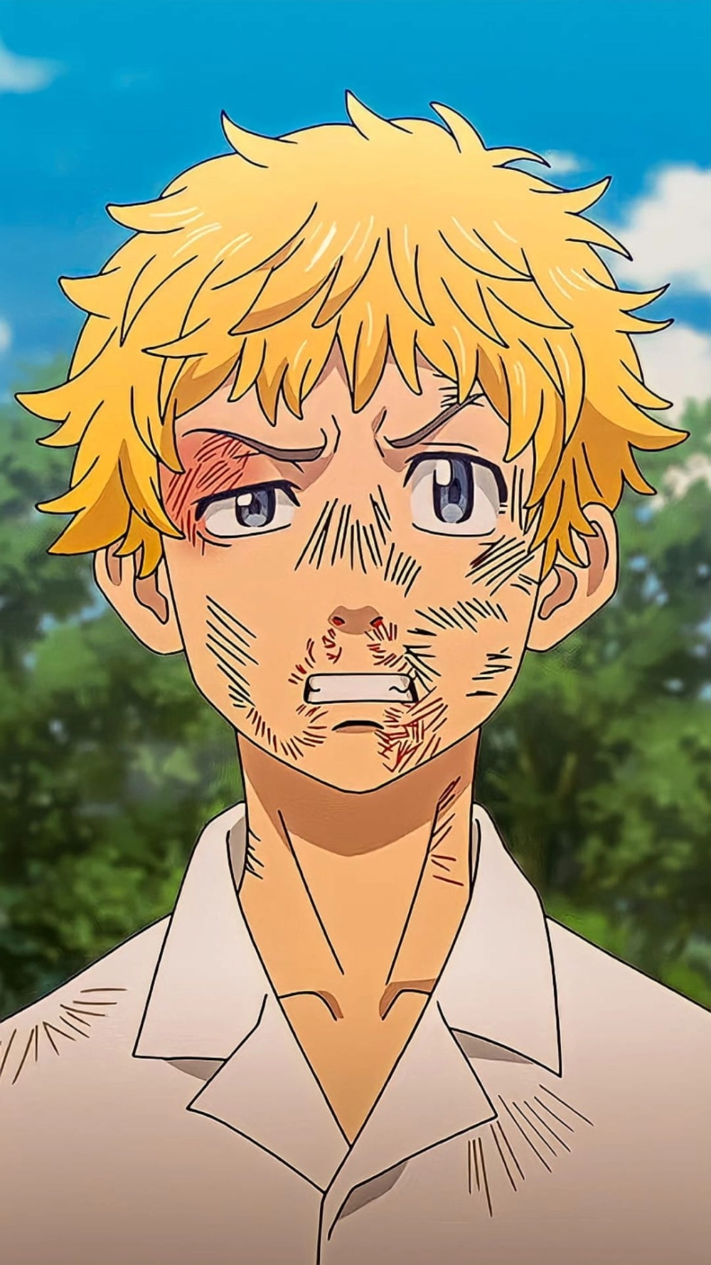 Hình nền Takemichi ngầu tạo cảm hứng với biểu cảm quyết tâm