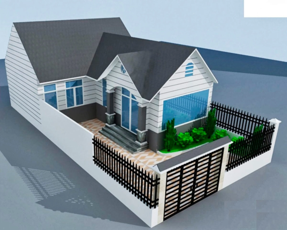 Xem ngay các mẫu nhà cấp 4 đẹp 2 phòng ngủ