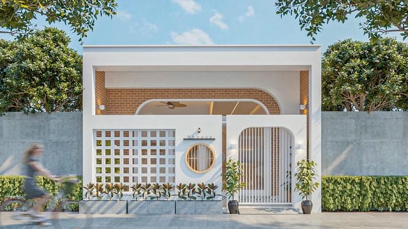 Bản vẽ mẫu nhà cấp 4 rộng 7m dài 10m