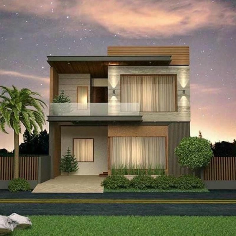 Thiết kế mẫu nhà ngang 5m dài 8m ấm áp tiện nghi